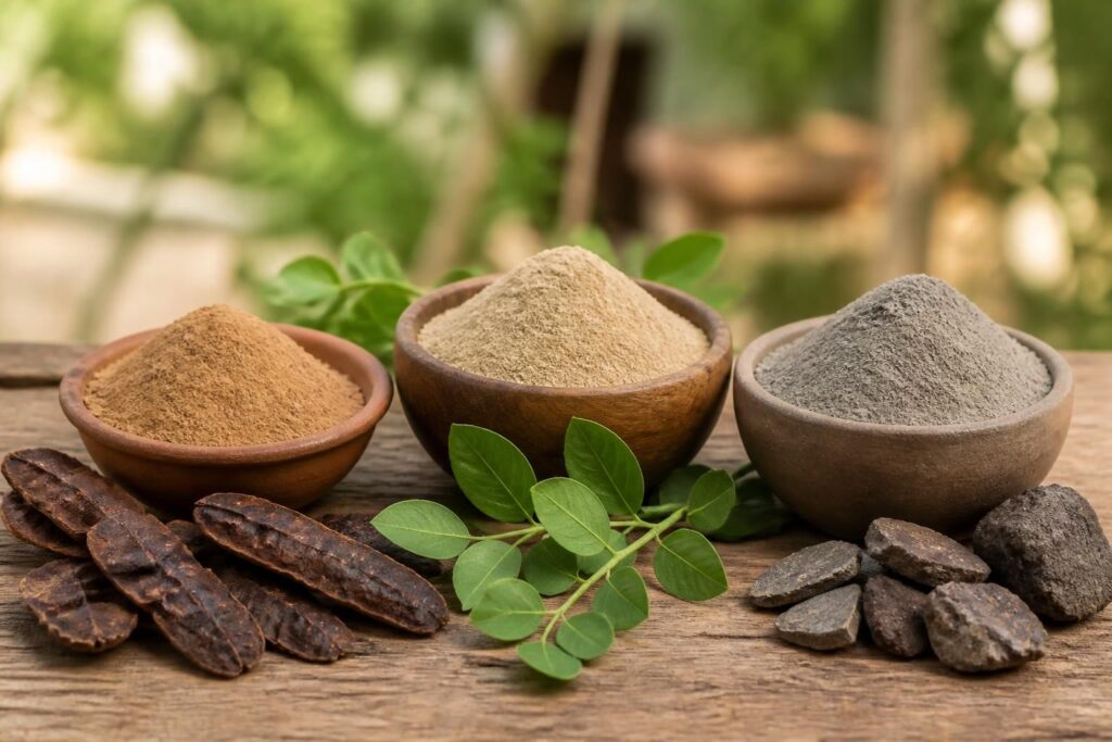 découvrez les bienfaits naturels des poudres lavantes : shikakai, sidr et rhassoul pour un nettoyage doux et efficace de la peau et des cheveux.